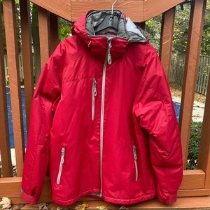 Red men’s winter coat